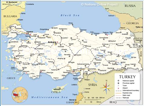 Turkey Map World Map Of Turkey T Rkiye