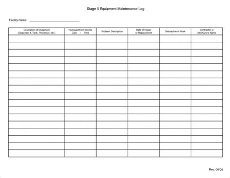 It has all the requested features, including columns for the date of service, work performed, mileage at service, and cost. Equipment Maintenance Schedule Spreadsheet Google Spreadshee equipment maintenance schedule ...