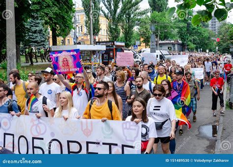 Kyiv Ukraine June 23 2019 March Of Equality Lgbt March Kyivpride Editorial Image Image