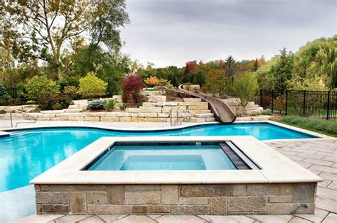 Swimming Pools And Spas Traditional Pool Chicago By Platinum