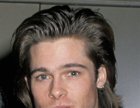 Brad Pitt From Celebs With Mullets E News