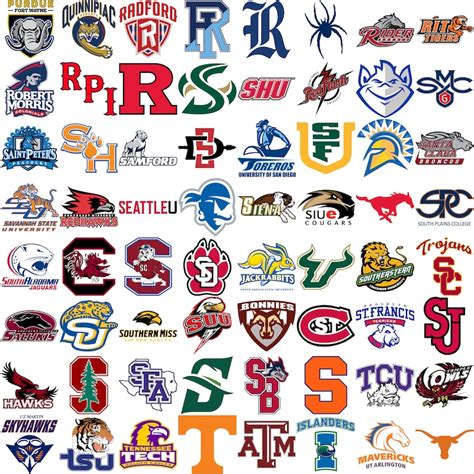 All College Team Logos
