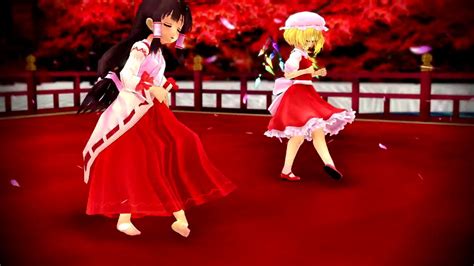 Mmd Touhou Project Bad Apple Youtube
