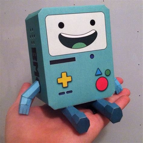 Adventure Time Bmo Papercraft Paperized Crafts