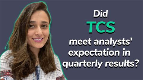 Tcs Share Latest News Tcs Share Quarterly Results Tcs Q Results Youtube