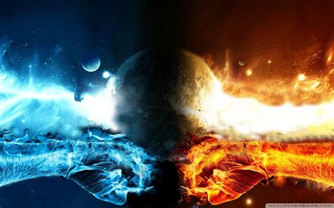 Cool Fire And Ice Wallpapers Images