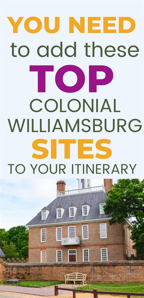 Making The Most Of Your Colonial Williamsburg Itinerary Artofit