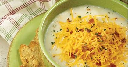 Baked Potato Cheddar Soup Easy Kitchen 4 All