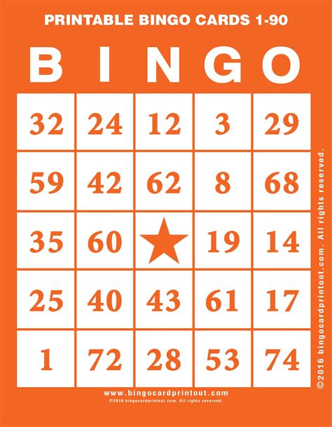 Free Printable Number Bingo Cards 1 20 Free Printable Bingo Numbers 1