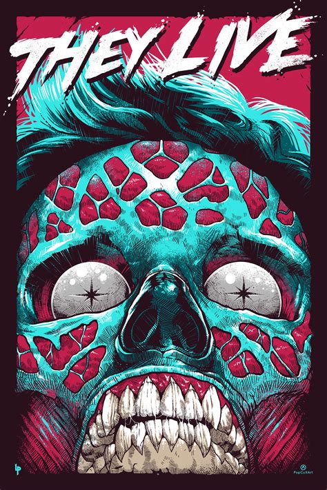 They Live (1988) [1280x1920] By Luke Preece | Horror movie art, Horror posters, Movie posters design