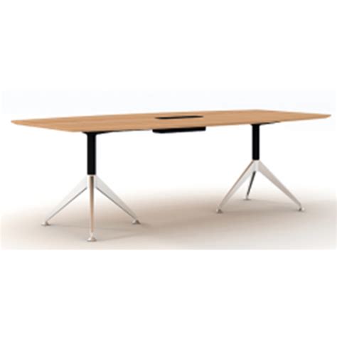 Lux Potenza Boardroom Table Conference Meeting Table With Cable Tray