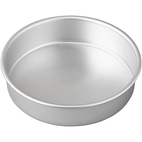 The handles are embossed with the pan's dimensions for quick reference and their larger size gives you a better grip when going in and out of the oven. Wilton Performance Pans Aluminum Round Cake Pan, 8 in ...