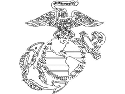 Marine Symbol Drawing At Getdrawings Free Download