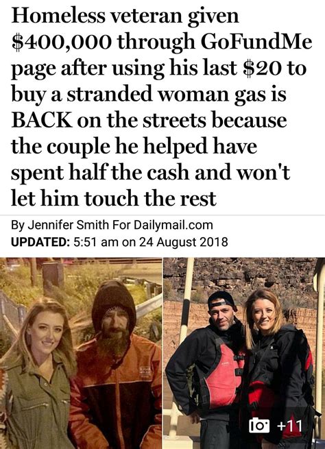 Couple Raised 400000 Through Gofundme For Homeless Guy Then Wont