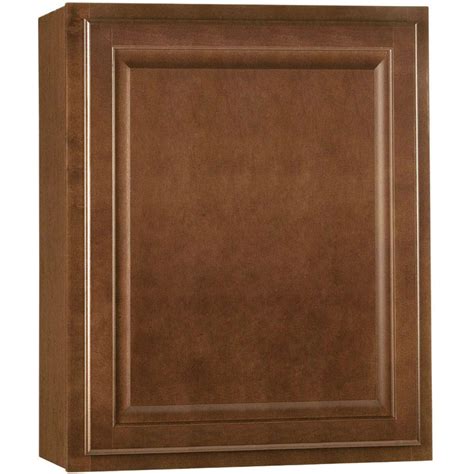 3 finished cabinetry unfinished cabinetry 7 4 3 5 1 6 2 8 shown hinged on right. Hampton Bay Hampton Assembled 24x30x12 in. Wall Kitchen Cabinet in Cognac-KW2430-COG - The Home ...
