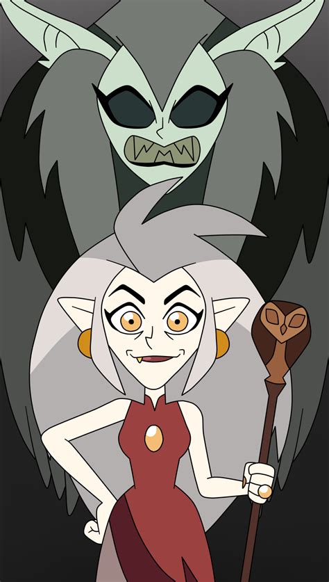 Eda Was Cursed To Transform Into A Scary Owl Demon By Deaf Machbot On