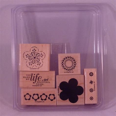 Amazon Com Stampin Up A BEAUTIFUL THING Set Of Decorative Rubber Stamps Retired Arts