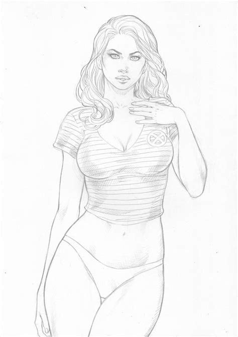 Rule 34 Crop Top Jean Grey Marvel Marvel Comics Marvel Girl Panties