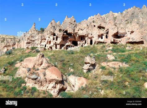Zelve Goereme Cappadocia Anatolia Turkey Stock Photo Alamy