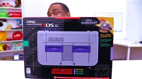 hot new nintendo 3ds xl snes edition unboxing youtube