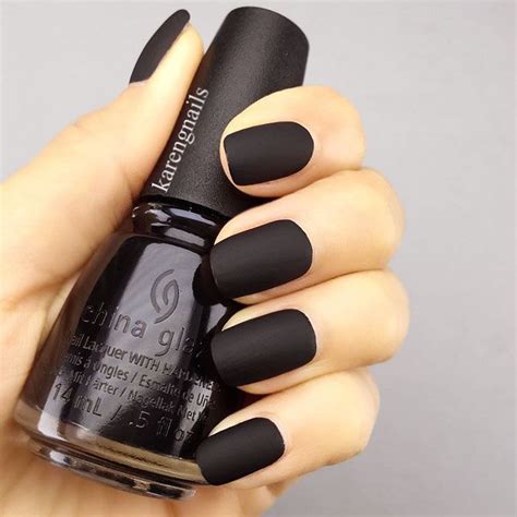 Black ️ Matte Nail Polish Is Certainly Not A Recent Invention But It