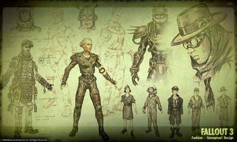 Vicky Jeffree Anim1004 Character And Characterisation Fallout 3 Fashion