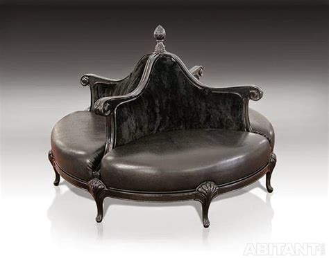 Round And Curved Sofa With Original Accent Furniture
