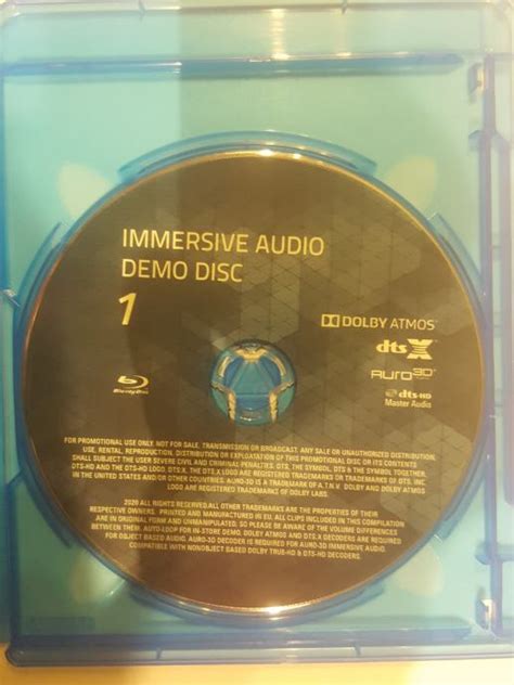 Dolby Atmos Dtsx Auro 3d Blu Ray Demo Disc 1