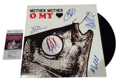 Mother Mother Signed O My Heart Vinyl Lp Record Ryan Guldemond 4 Jsa