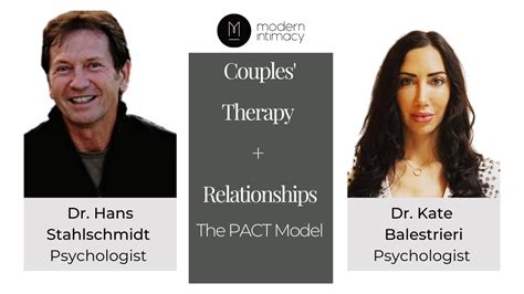 Couples Therapy And Relationships The Pact Model With Dr Hans Jorg