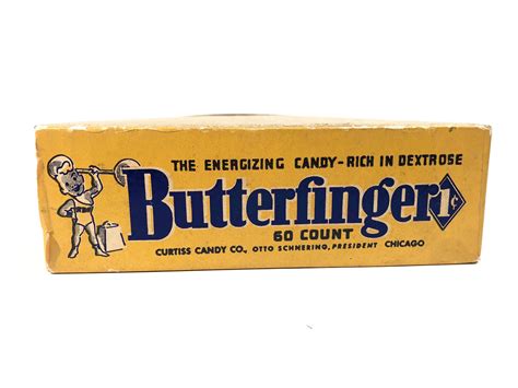 Original 1950s Vintage Butterfinger Butterfinger Vintage Packaging