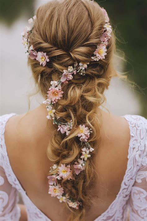 Customisable Flower Hair Garland Wedding Hair Flowers Head Wreath Flower Crown Cherry Blossoms
