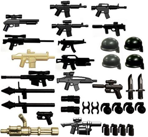 Brickarms Modern Assault 25 Weapons Pack Toywiz