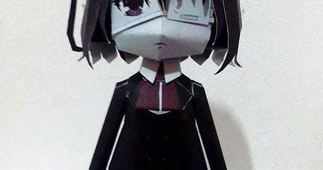 Another Mei Misaki Papercraft Paperized Crafts