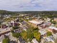 Fitchburg City Aerial View, Fitchburg, Massachusetts, USA Stock Photo ...