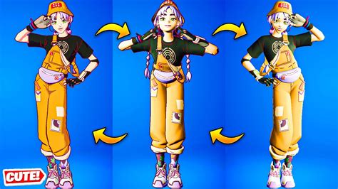 new fortnite mae skin showcase thicc all style 🍑😍top tiktok emotes and dances😘cute anime weeb
