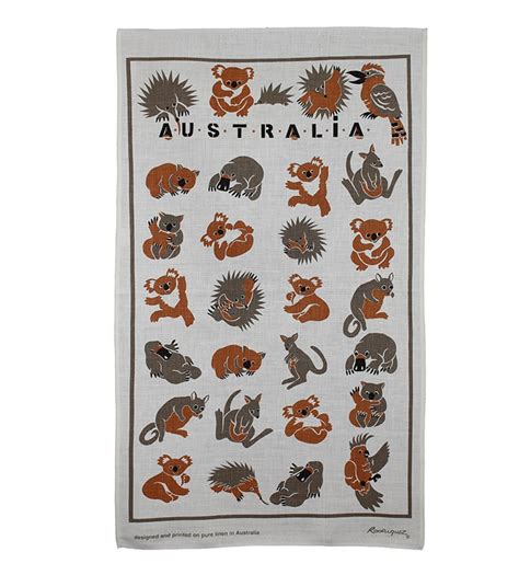 Forget boring christmas gifts, we've searched everywhere to find australia's best christmas gift ideas for 2018, with christmas presents for everyone young… Australian Animals Tea Towel | Australia the Gift ...