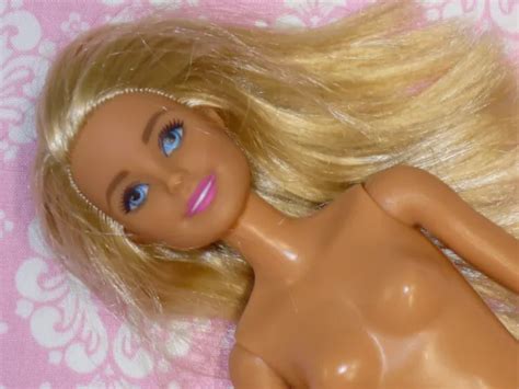 Mattel Barbie Fashionistas Jointed Legs Nude Naked For Ooak Or Custom