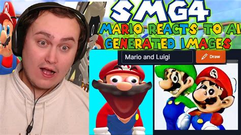 Mario Reacts To Ai Generated Images Reaction Youtube