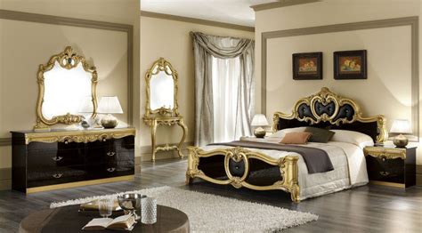 This bedroom set couples the extravagance of. Luxury black and silver royal bedroom set | Interior ...