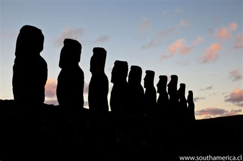 Easter Island Chile Moai Statues Isla De Pascua Rapa Nui