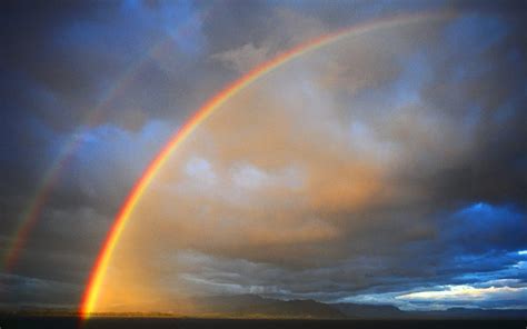 Double rainbow donuts sidewalk chalk everyone knows a double rainbow means double luck! landscapes, Double, Rainbow Wallpapers HD / Desktop and ...