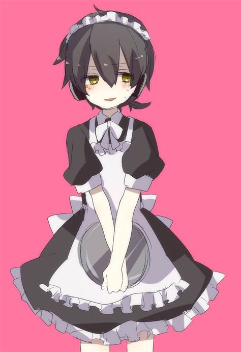 Dark Konoha Kuroha Maid Hehe Maid Outfit Anime Cute Anime Boy