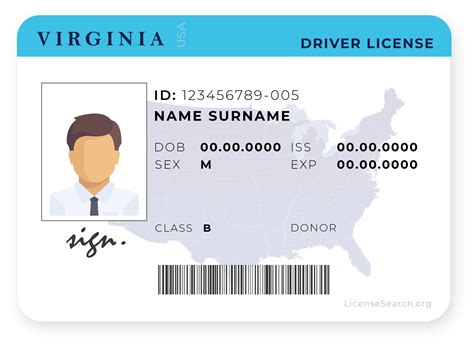 Virginia Driver License License Lookup