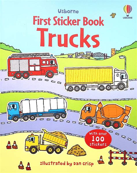 First Sticker Book Trucks Usborne 9780794547097