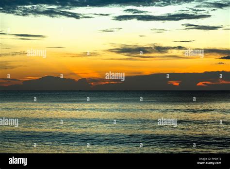 Nature Scenic Water Beach Sand Sunset Hi Res Stock Photography And