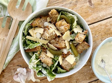 Vegetarian Caesar Salad Dom In The Kitchen