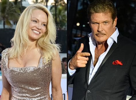 Pamela Anderson And David Hasselhoff Reunite At Baywatch Premiere E News