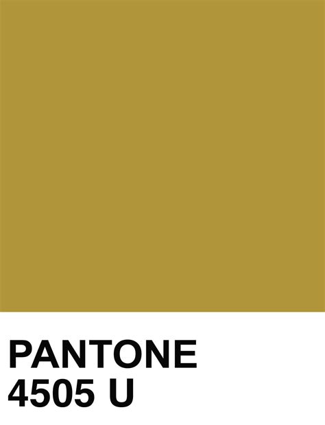 √ Pantone Color Gold Metallic