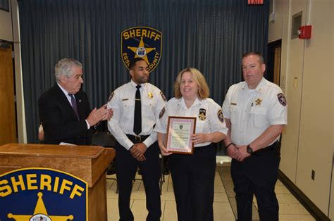 law enforcement presented with award in newark
